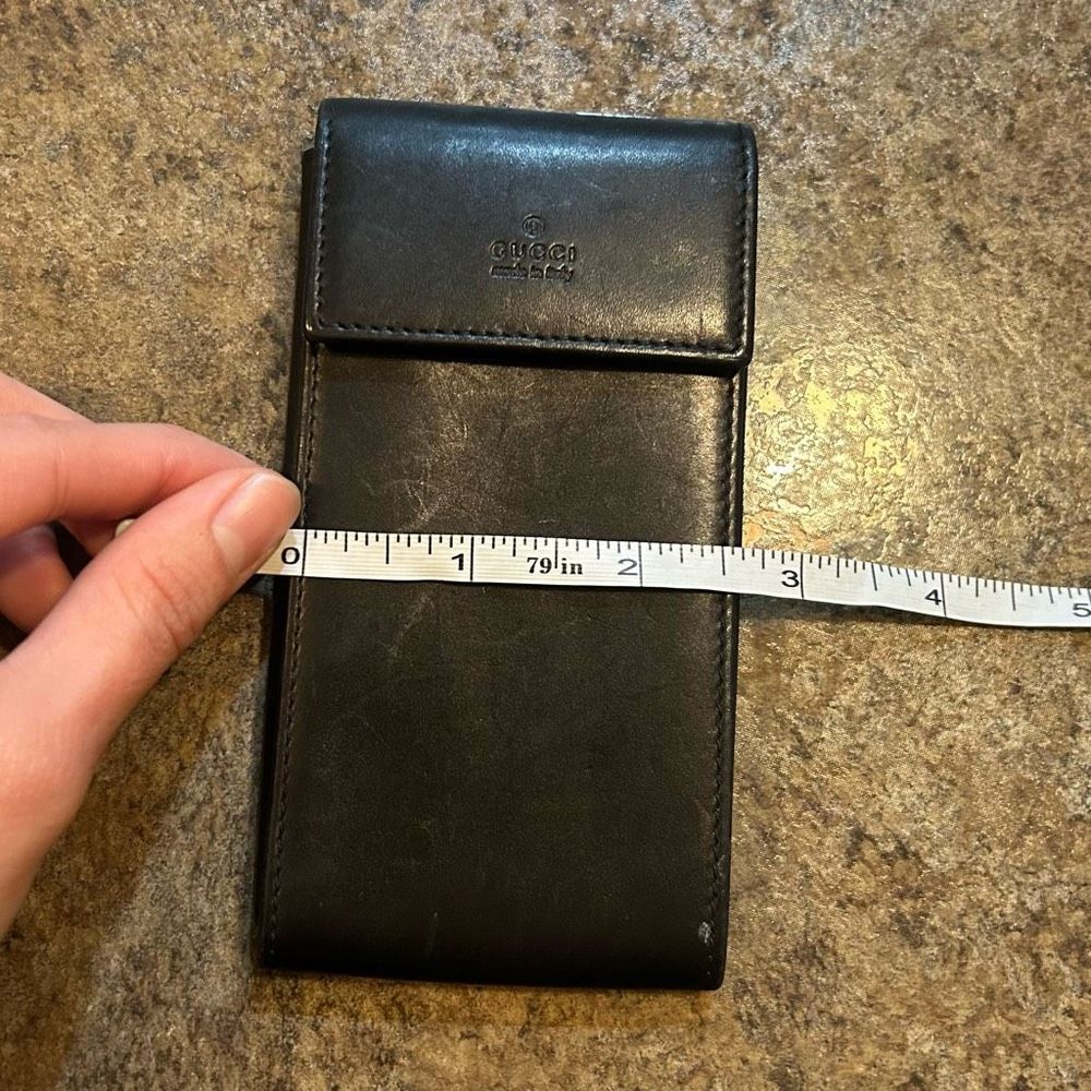 GUCCI Rare Key Case Leather Black - Picture 6 of 16